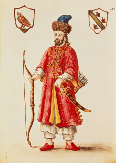 Marco Polo, dressed in Tartar costume, from 